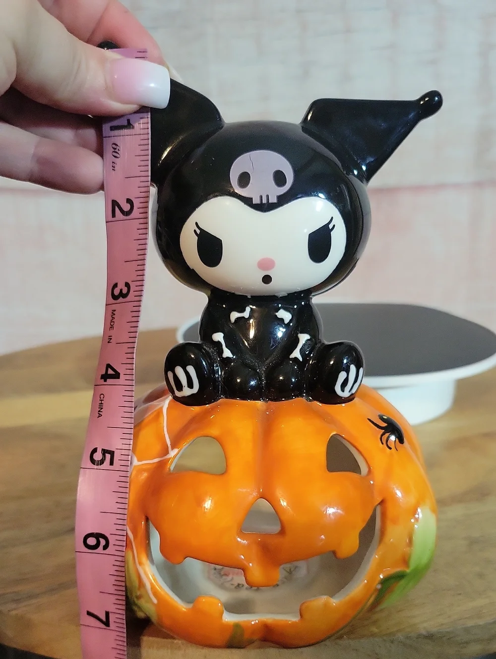 Blue Sky Kuromi Pumpkin Tealight Holder
